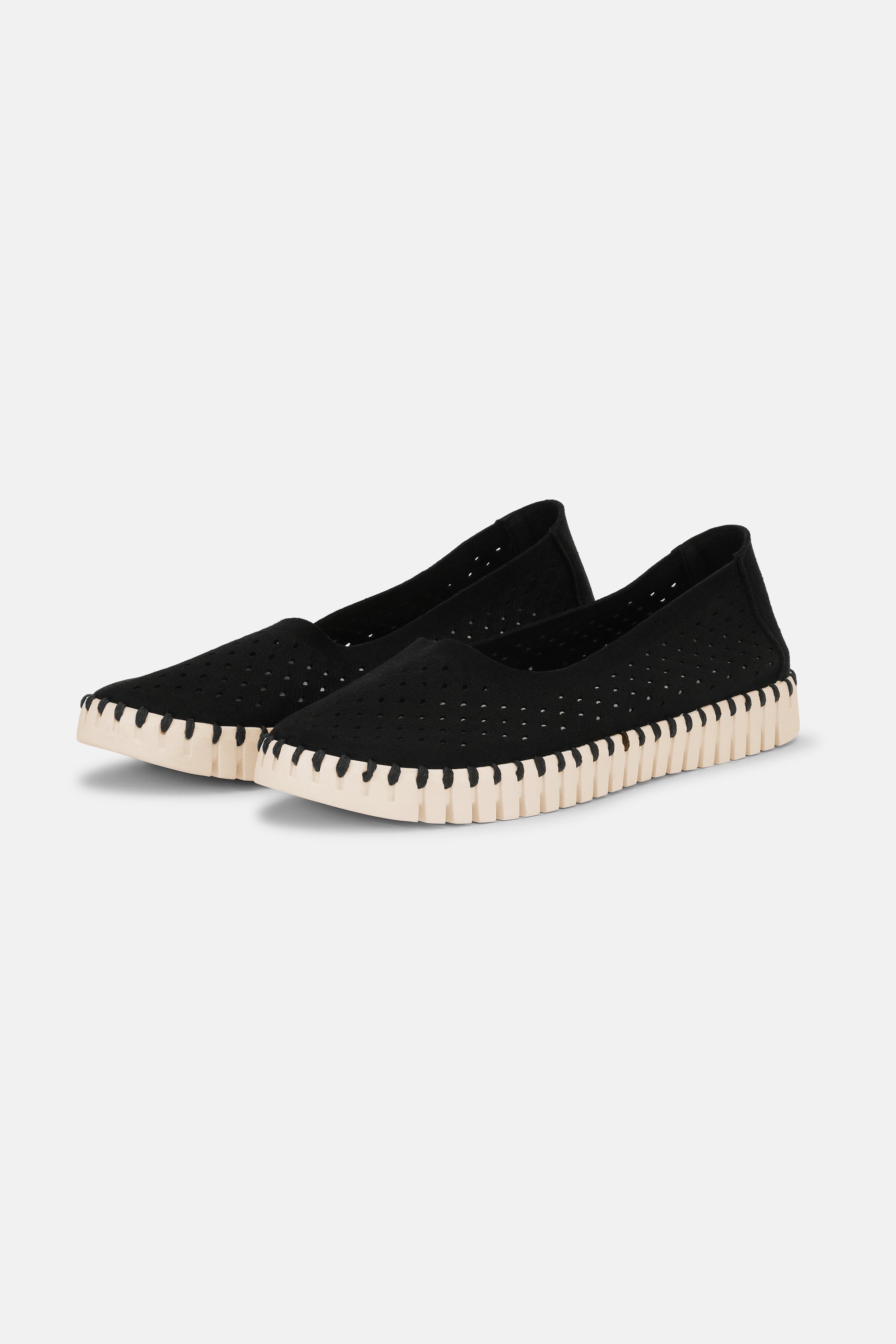 Ballerina Sko - Black Pearled Ivory